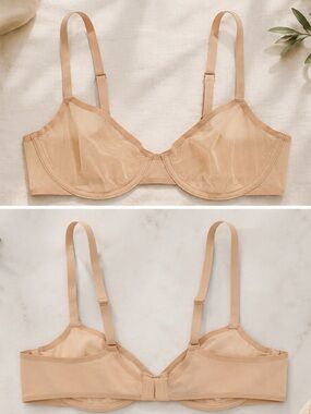 Aerie SMOOTHEZ Mesh Unlined Bra 32D